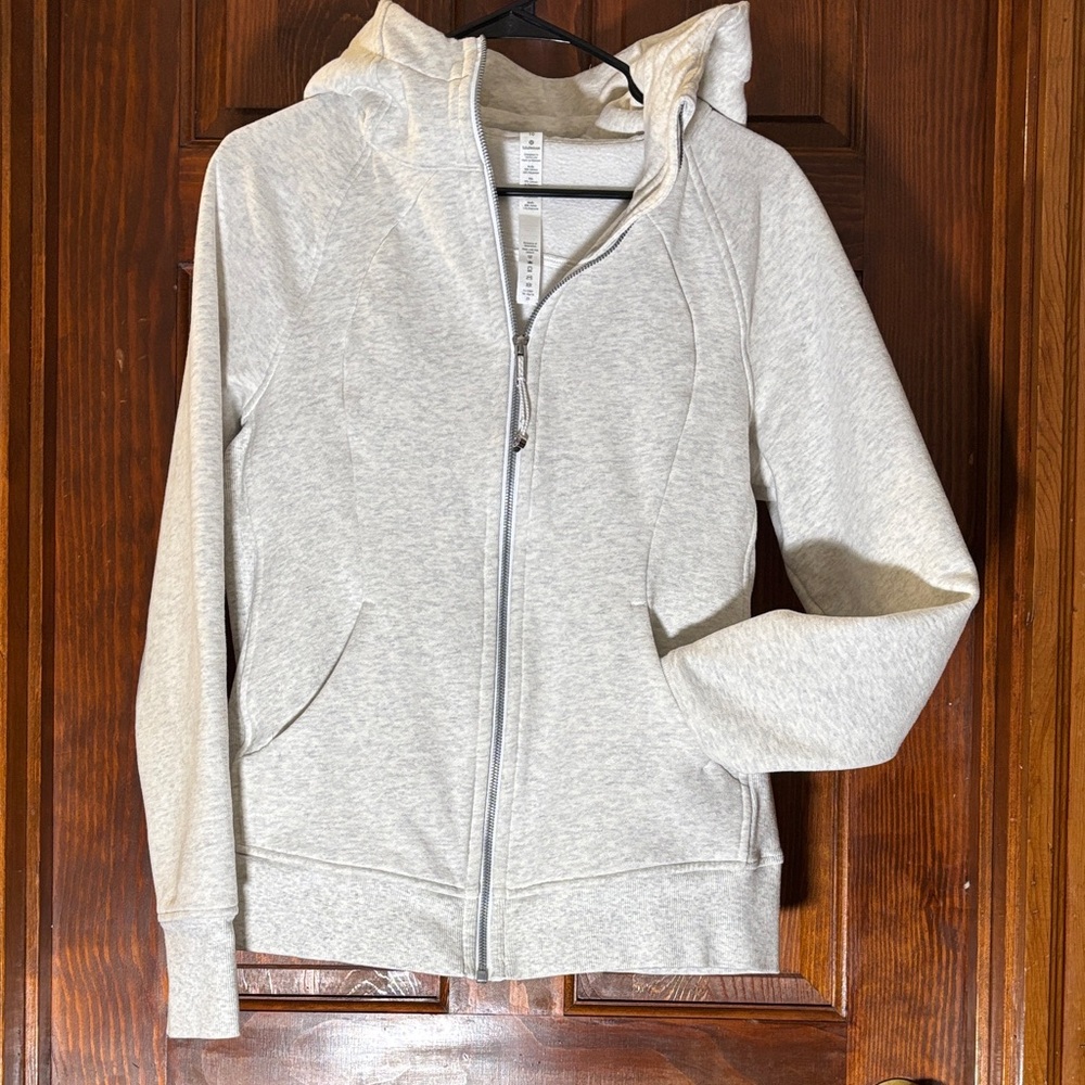 Lululemon Athletica Light Gray Zip-Up Jacket